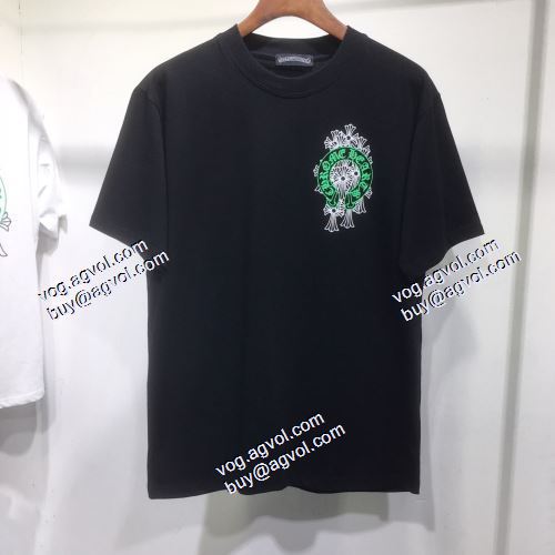 クロムハーツ CHROME HEARTS 2色可選 半袖Tシャツ 2021春夏 クロムハーツ偽物ブランド 長く愛用できる 