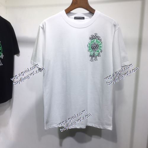 クロムハーツ CHROME HEARTS 2色可選 半袖Tシャツ 2021春夏 クロムハーツ偽物ブランド 長く愛用できる 
