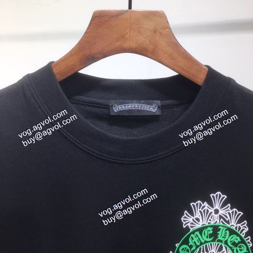クロムハーツ CHROME HEARTS 2色可選 半袖Tシャツ 2021春夏 クロムハーツ偽物ブランド 長く愛用できる 