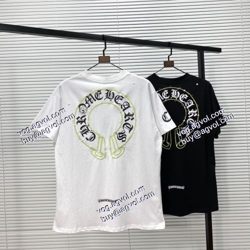 2色可選 クロムハーツ CHROME HEARTS  2021春夏 半袖Tシャツ 最安値に挑戦 クロムハーツスーパーコピー 激安 