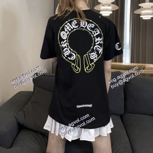 2色可選 クロムハーツ CHROME HEARTS  2021春夏 半袖Tシャツ 最安値に挑戦 クロムハーツスーパーコピー 激安 