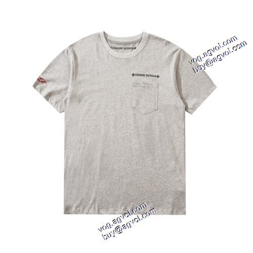 2021春夏 Tシャツ ラウンドネック クロムハーツ CHROME HEARTS 3色可選 プリント 肌に馴染みやすい クロムハーツコピー