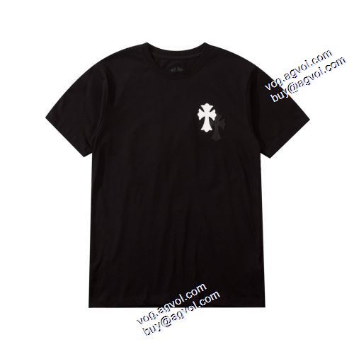 Tシャツ 2021春夏 クロムハーツ CHROME HEARTS 2色可選 プリント ファション性の高い クロムハーツスーパーコピー 激安 肌に馴染みやすい