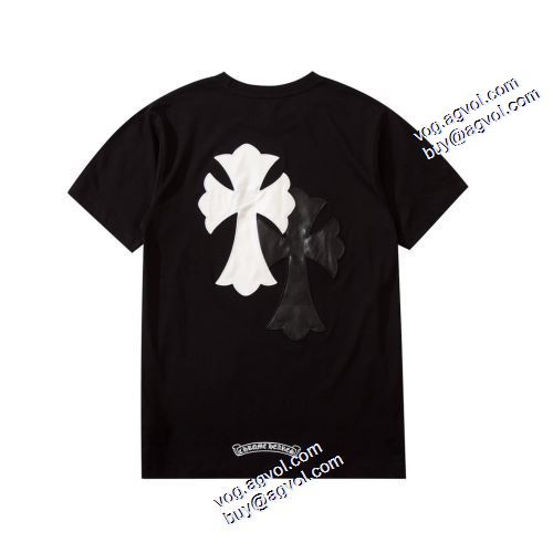 Tシャツ 2021春夏 クロムハーツ CHROME HEARTS 2色可選 プリント ファション性の高い クロムハーツスーパーコピー 激安 肌に馴染みやすい