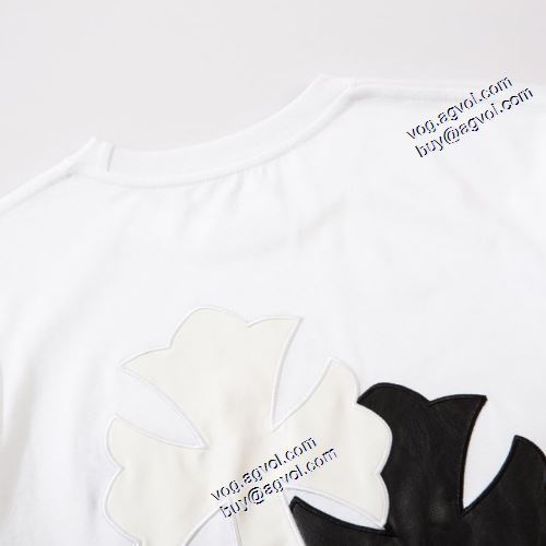 Tシャツ 2021春夏 クロムハーツ CHROME HEARTS 2色可選 プリント ファション性の高い クロムハーツスーパーコピー 激安 肌に馴染みやすい