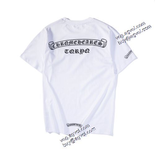 人気 ランキング 2021春夏 ティーシャツ クロムハーツ CHROME HEARTS 2色可選 クロムハーツコピーブランド ラウンドネック