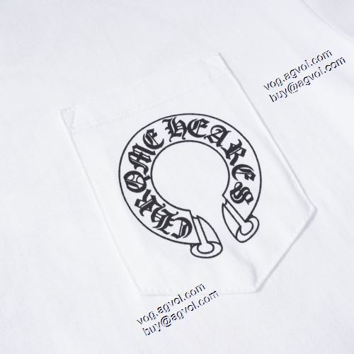 高級感ある 2021春夏 2色可選 クロムハーツ CHROME HEARTS クロムハーツ偽物ブランド プリント Tシャツ 着心地満点