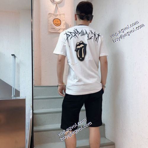 クロムハーツスーパーコピー Tシャツ プリント カッコいい印象を付ける 2021春夏 クロムハーツ CHROME HEARTS 2色可選 セール中