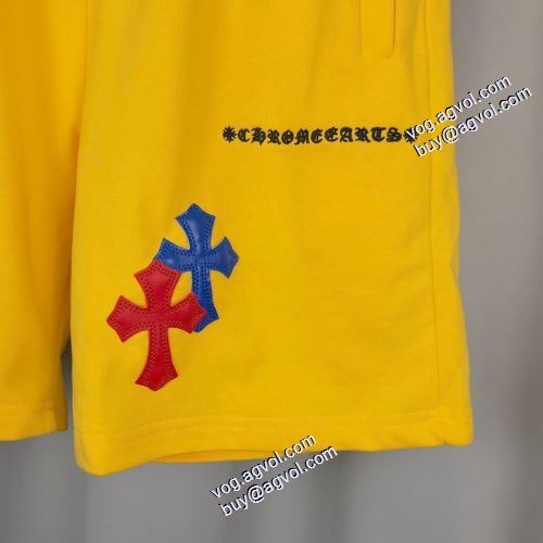 ファッション 人気 2021春夏 優しいフィット感 クロムハーツ CHROME HEARTS 半袖Tシャツ 上下セット 2色可選 クロムハーツブランドコピー