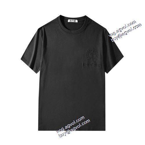 2021春夏 バリエーションに富む クロムハーツ CHROME HEARTS 3色可選 クロムハーツスーパーコピー Tシャツ ラウンドネック