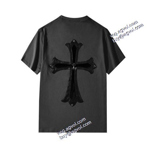2021春夏 バリエーションに富む クロムハーツ CHROME HEARTS 3色可選 クロムハーツスーパーコピー Tシャツ ラウンドネック