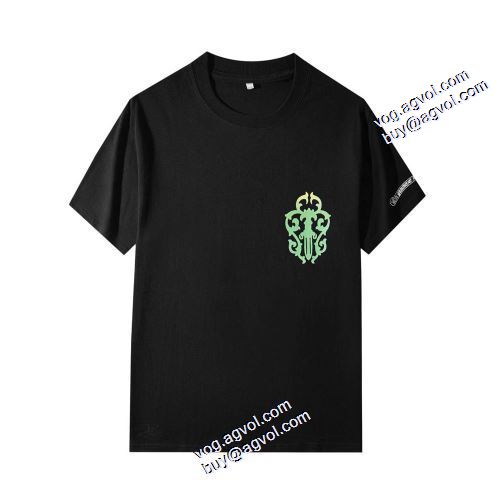 大好評 2021春夏 クロムハーツ CHROME HEARTS 2色可選 ティーシャツ プリント カッコいい印象を付ける クロムハーツコピー ブランド