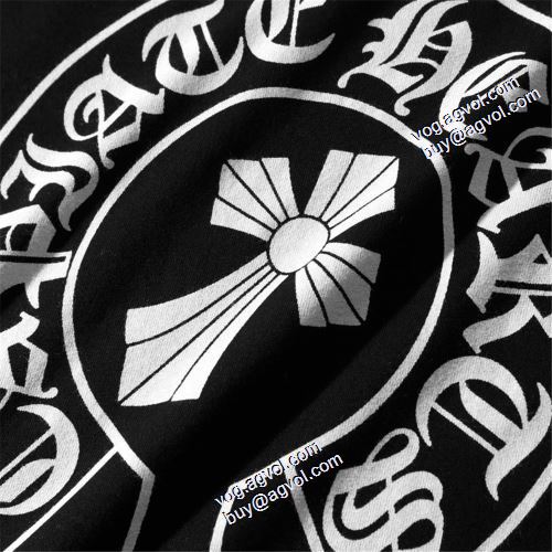 デザイン性の高い 2021春夏 Tシャツ クロムハーツ CHROME HEARTS プリント オリジナル 2色可選 クロムハーツブランド 偽物 通販