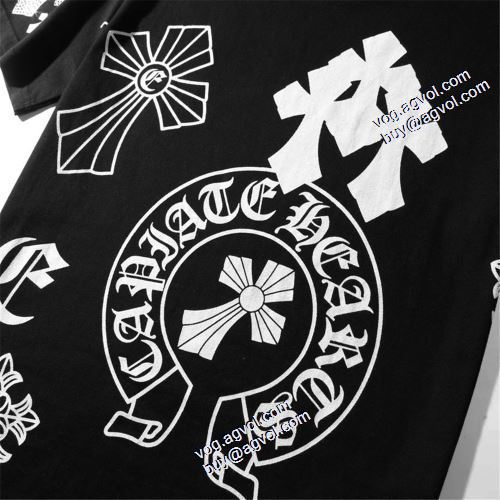 デザイン性の高い 2021春夏 Tシャツ クロムハーツ CHROME HEARTS プリント オリジナル 2色可選 クロムハーツブランド 偽物 通販