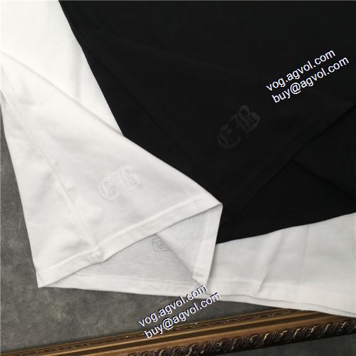 クロムハーツブランドコピー 耐久性のある 2色可選 2021春夏 プリント クロムハーツ CHROME HEARTS Tシャツ 刺繍加工/刺繍使い