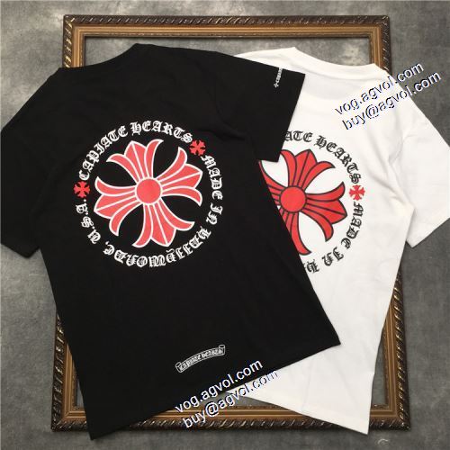 2色可選 2021春夏 クロムハーツ CHROME HEARTS 今買い◎得 頑丈な素材 男女兼用 クロムハーツスーパーコピー 激安 Tシャツ プリント