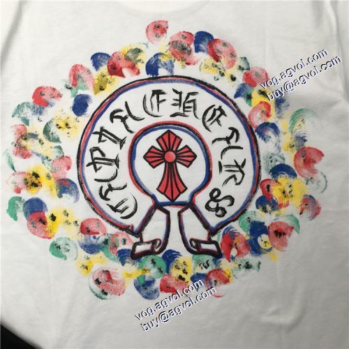 人気ブランド  2021春夏 クロムハーツ CHROME HEARTS 2色可選 プリント Tシャツ デザイン性の高い クロムハーツ偽物ブランド
