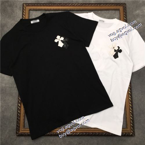 選べる極上 クロムハーツブランド コピー 2色可選 レジャー Tシャツ プリント 2021春夏 クロムハーツ CHROME HEARTS
