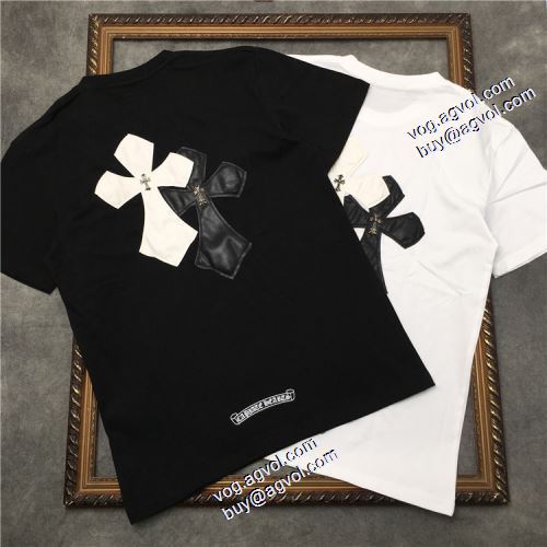 選べる極上 クロムハーツブランド コピー 2色可選 レジャー Tシャツ プリント 2021春夏 クロムハーツ CHROME HEARTS