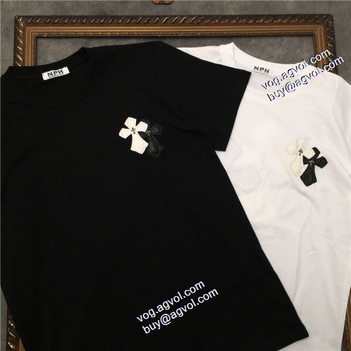 選べる極上 クロムハーツブランド コピー 2色可選 レジャー Tシャツ プリント 2021春夏 クロムハーツ CHROME HEARTS
