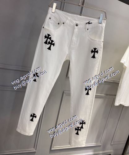 派手 ：比较华丽的 クロムハーツ CHROME HEARTS 2021春夏 スキニーパンツ CHRISTIAN LOUBOUTIN偽物ブランド
