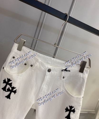 派手 ：比较华丽的 クロムハーツ CHROME HEARTS 2021春夏 スキニーパンツ CHRISTIAN LOUBOUTIN偽物ブランド