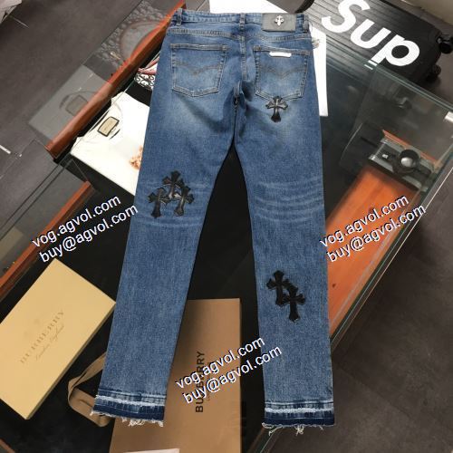 CHRISTIAN LOUBOUTINブランド 偽物 通販 クロムハーツ CHROME HEARTS 着心地抜群 デニムパンツ メンズ  2021春夏 