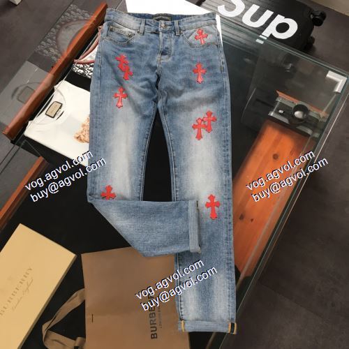クリスチャンルブタンスーパーコピー 激安 デニムパンツ メンズ 2021春夏 クロムハーツ CHROME HEARTS 上品上質
