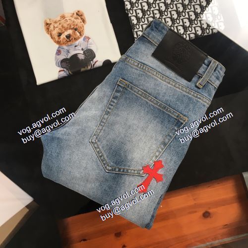 クリスチャンルブタンスーパーコピー 激安 デニムパンツ メンズ 2021春夏 クロムハーツ CHROME HEARTS 上品上質