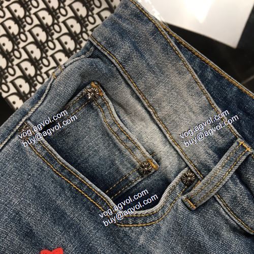 クリスチャンルブタンスーパーコピー 激安 デニムパンツ メンズ 2021春夏 クロムハーツ CHROME HEARTS 上品上質