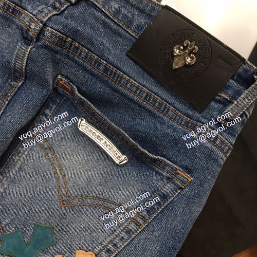 海外セレブ愛用 クロムハーツ CHROME HEARTS  スキニーパンツ 2021春夏 CHRISTIAN LOUBOUTINブランド 偽物 通販