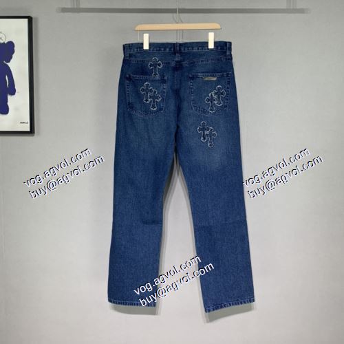 ストレートデニムパンツ 2021春夏 クロムハーツ CHROME HEARTS 今買い◎得 クリスチャンルブタン偽物ブランド 