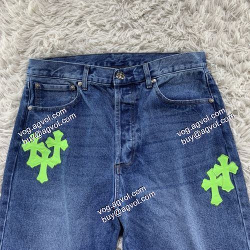 極上の着心地 クリスチャンルブタンスーパーコピー 激安 クロムハーツ CHROME HEARTS 2021春夏 デニムパンツ メンズ 
