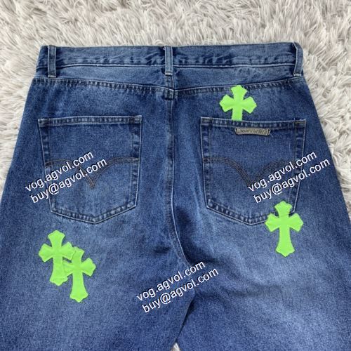 極上の着心地 クリスチャンルブタンスーパーコピー 激安 クロムハーツ CHROME HEARTS 2021春夏 デニムパンツ メンズ 
