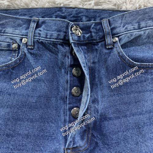 極上の着心地 クリスチャンルブタンスーパーコピー 激安 クロムハーツ CHROME HEARTS 2021春夏 デニムパンツ メンズ 