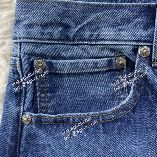 極上の着心地 クリスチャンルブタンスーパーコピー 激安 クロムハーツ CHROME HEARTS 2021春夏 デニムパンツ メンズ 