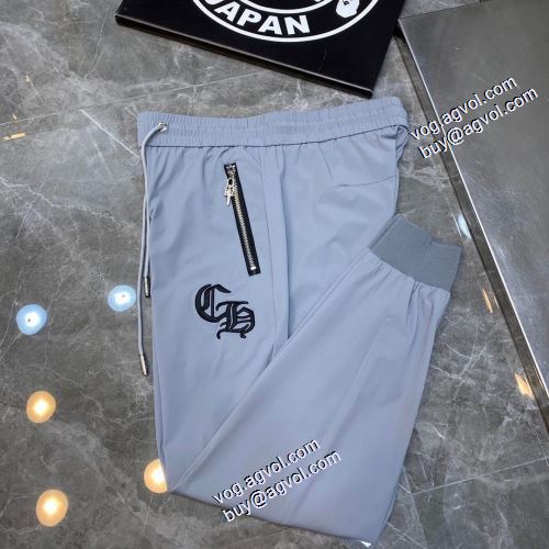 2色可選 上品に着こなせ 2021秋冬 クロムハーツ CHROME HEARTS クロムハーツコピー トレパン/スポーツパンツ 綿/コットン