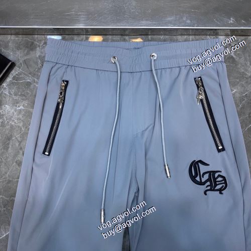 2色可選 上品に着こなせ 2021秋冬 クロムハーツ CHROME HEARTS クロムハーツコピー トレパン/スポーツパンツ 綿/コットン