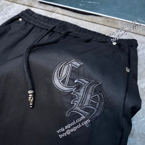 2021秋冬 芸能人に愛用者続出 どんなポーズでもしっかりフィットする クロムハーツ CHROME HEARTS クロムハーツブランドスーパーコピー 2色可選 チノパン 2色可選