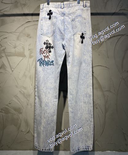 クロムハーツブランドコピー 2021秋冬 こだわりのオリジナルデニム クロムハーツ CHROME HEARTS  春夏に最も需要のある ジーパン パンツ