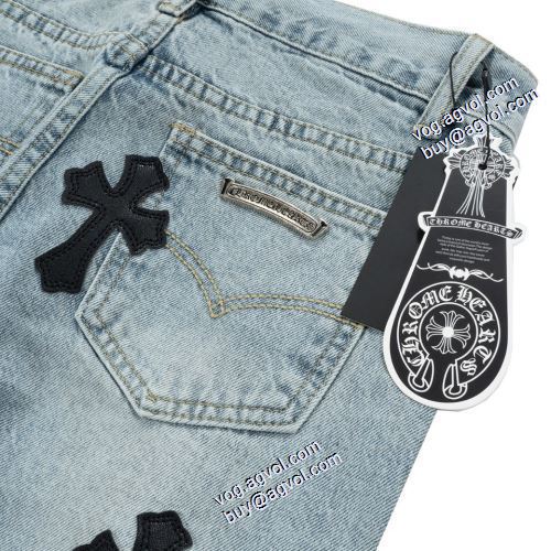 クロムハーツコピー スタイルアップ効果 抜群な楽チン感ある大定番 クロムハーツ CHROME HEARTS 2021秋冬 デニムパンツ メンズ ビンテージ加工