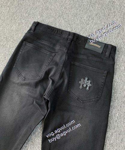 クロムハーツブランド 偽物 通販 2021秋冬 ジーパン パンツ 人気メンズデニム セレブ愛用の超人気商品 程よい色落ち感 クロムハーツ CHROME HEARTS