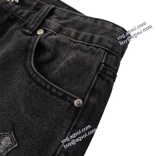 人気メンズデニム クロムハーツコピーブランド 人目を惹くデザイン 2021秋冬 クロムハーツ CHROME HEARTS デニムパンツ ストレッチ デニム