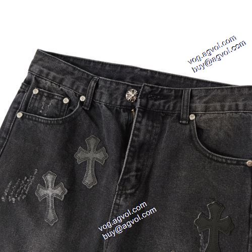 人気メンズデニム クロムハーツコピーブランド 人目を惹くデザイン 2021秋冬 クロムハーツ CHROME HEARTS デニムパンツ ストレッチ デニム