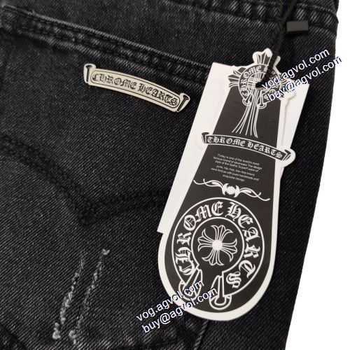 人気メンズデニム クロムハーツコピーブランド 人目を惹くデザイン 2021秋冬 クロムハーツ CHROME HEARTS デニムパンツ ストレッチ デニム