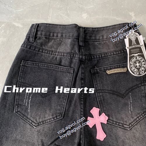 秋のお出かけに最適 2021秋冬 最高のリラックス感 クロムハーツ CHROME HEARTS クロムハーツスーパーコピー ジーパン パンツ 本格なデニム地