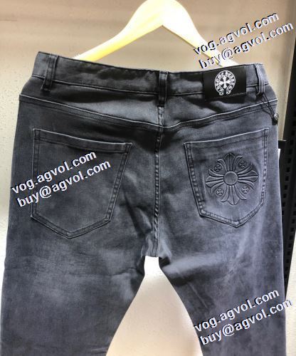 2021秋冬 モデル大絶賛? クロムハーツ CHROME HEARTS 程よい丈感 デニムパンツ クロムハーツブランド 偽物 通販