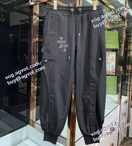 海外セレブ定番愛用  2021秋冬 クロムハーツ CHROME HEARTS チノパン 生地結構伸びる クロムハーツスーパーコピー 激安