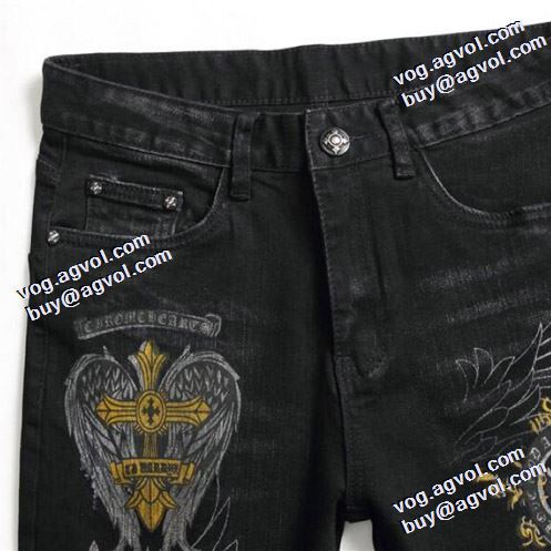 2021秋冬 クロムハーツ CHROME HEARTS ストレートデニムパンツ 今からの季節にピッタリ！スリムフィット クロムハーツスーパーコピー