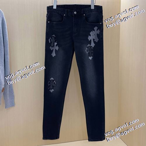 デニムパンツ 最高のリラックス感 2021秋冬 お買い得品  クロムハーツ CHROME HEARTS クロムハーツブランド コピー
